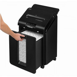 Micro-Cut Paper Shredder Fellowes AutoMax100M Black