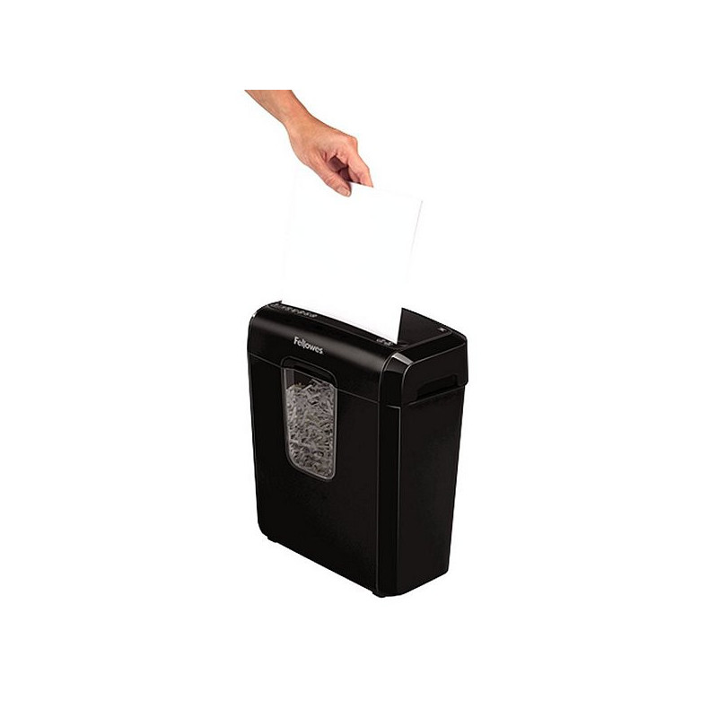 Micro-Cut Paper Shredder Fellowes 4687401 11 L 6 Sheets Black