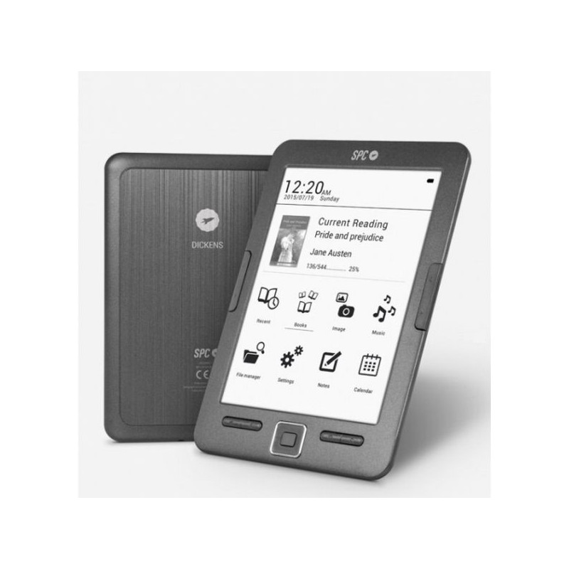 E-Book SPC 5608N 6" 8 GB Black