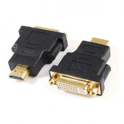 HDMI to DVI adapter GEMBIRD A-HDMI-DVI-3 Black