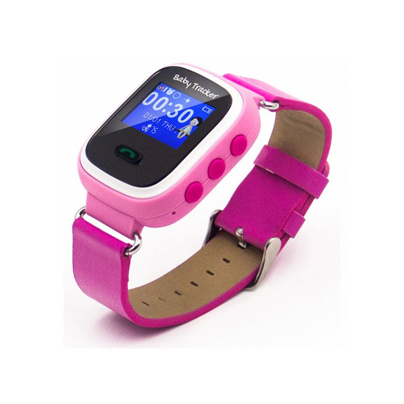 Kids' Smartwatch Overnis 221915 GPS GSM Tracking USB 5 V Pink