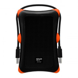 External Hard Drive Silicon Power SP010TBPHDA30S3K 1 TB 2.5" USB 3.1