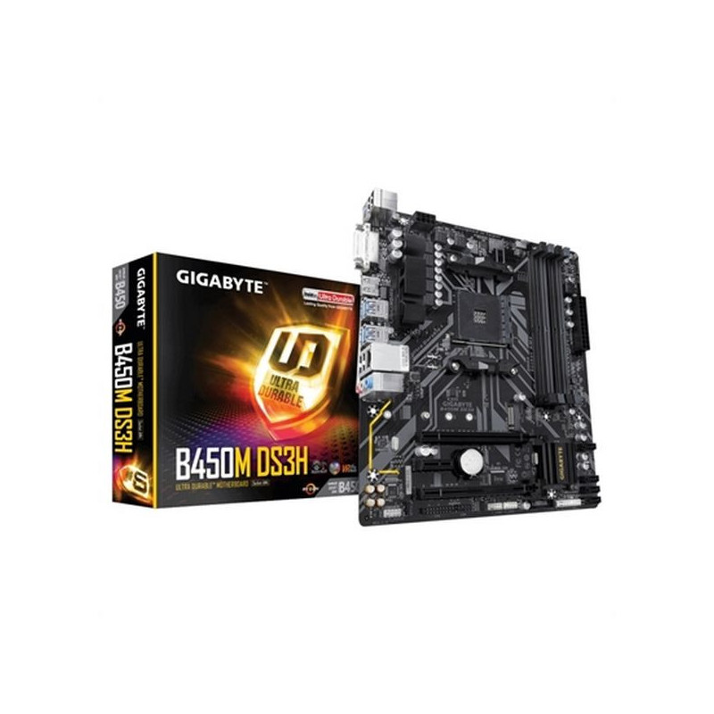 Motherboard Gigabyte GA-B450M DS3H mATX AM4