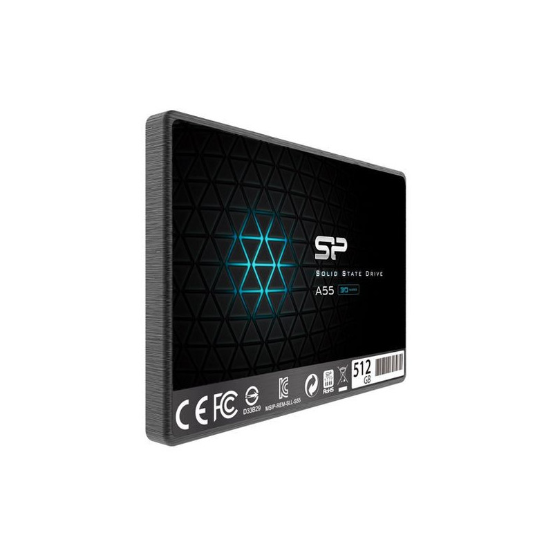 Hard Drive Silicon Power SP512GBSS3A55S25 512 GB SSD