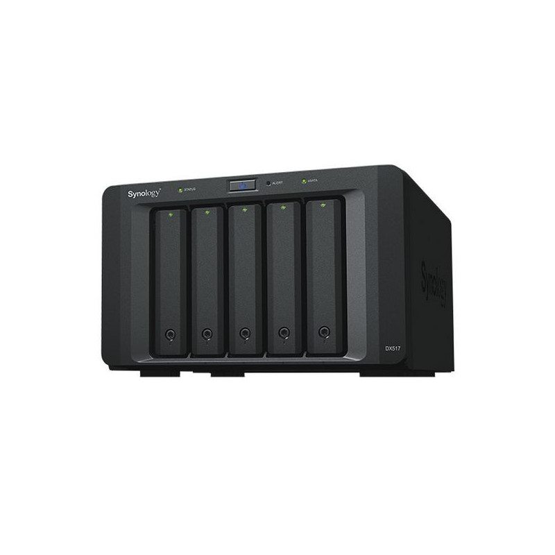 External Hard Drive Nas Synology DX517 2,5"-3,5" SATA 60 TB Black