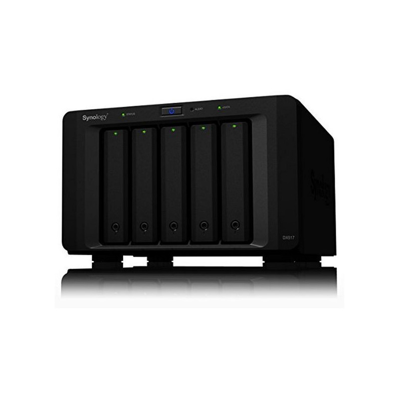 External Hard Drive Nas Synology DX517 2,5"3,5" SATA 60 TB Black