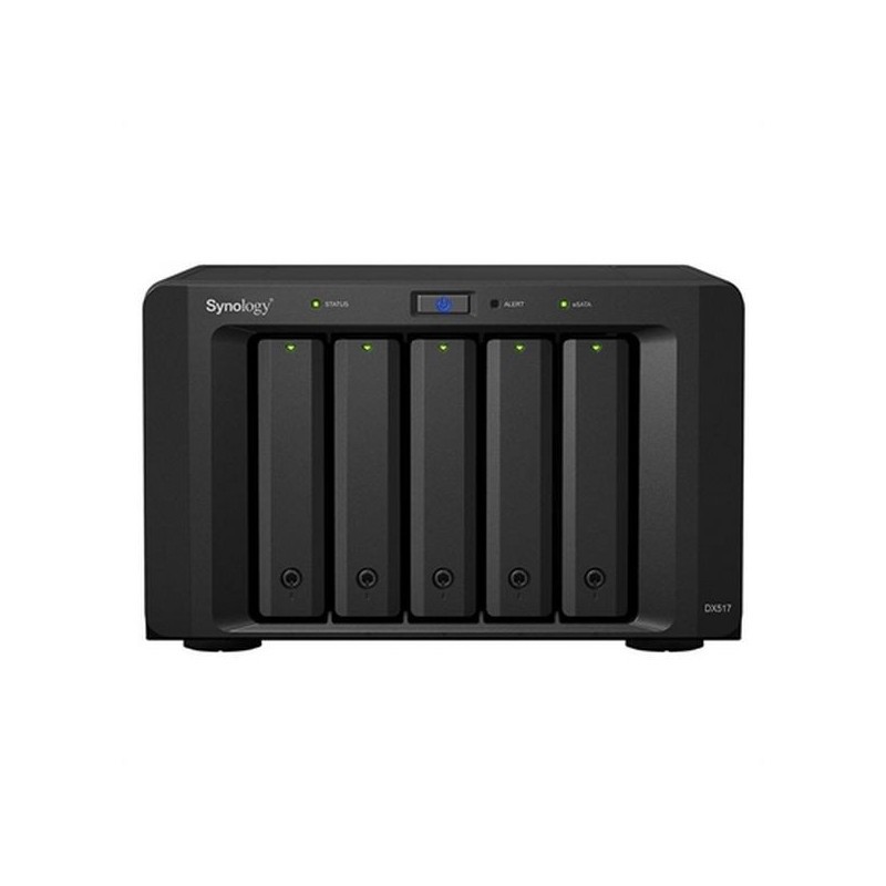 External Hard Drive Nas Synology DX517 2,5"3,5" SATA 60 TB Black