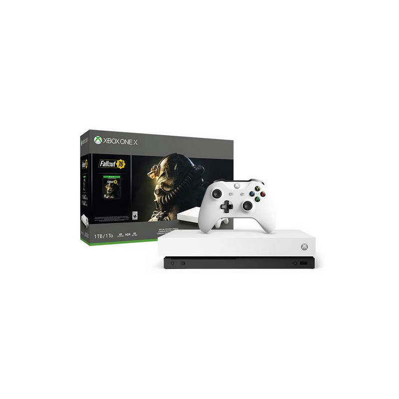 Xbox One X + Fallout 76 Sony 53518 1 TB 4K HDR White