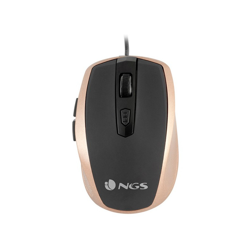 Optical mouse NGS TICKGOLD OPTICAL USB 800-1600 DPI Black