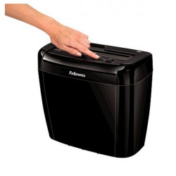 Micro-Cut Paper Shredder Fellowes 36C 12 L 4 x 40 mm 50 Sheets Black