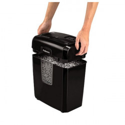 Micro-Cut Paper Shredder Fellowes 8MC 14 L 3 x 10 mm Black